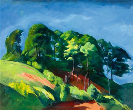 Hills at Nagybánya, 1917