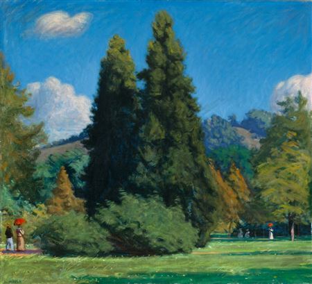 In the Park of Nagybánya