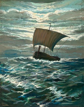 Sunset Over the Sea