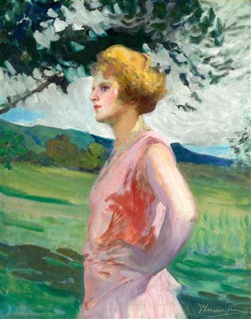 Young Lady at Nagybánya, 1929