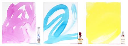 All over (magenta, cyan, yellow), 2016