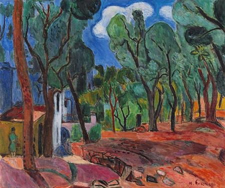 Landscape near Sorrento , 1951.