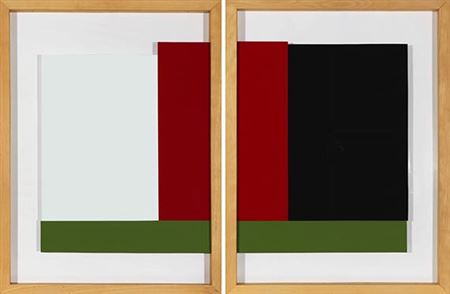 Untitled (Red, White, Black, Green) 2 parts, 2001 by Julio Rondo - Auction record, sale price, and art valuation. Compare with similar artists and explore comparable artworks.