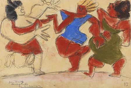 Untitled (Trois femmes en mouvement)1930