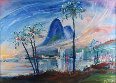 Untitled - View of Rio by Konrad Zuse - Auction record, sale price, and art valuation. Compare with similar artists and explore comparable artworks.