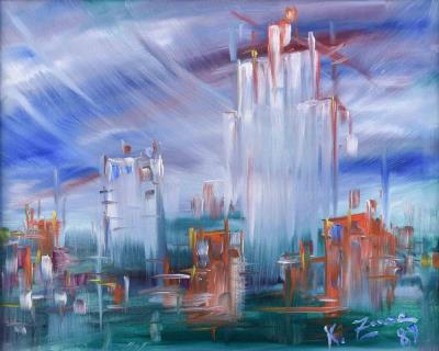 Abstrakte Komposition- Hochhäuser by Konrad Zuse - Auction record, sale price, and art valuation. Compare with similar artists and explore comparable artworks.