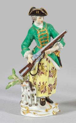 Huntress with dog