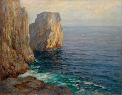 Morning mood on the coast of Capri