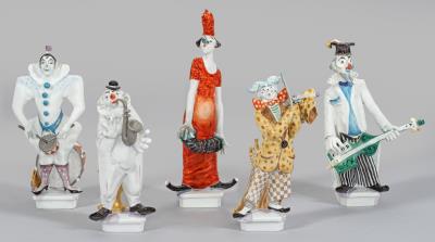 Music Clowns (5) by Peter Strang - Auction record, sale price, and art valuation. Compare with similar artists and explore comparable artworks.