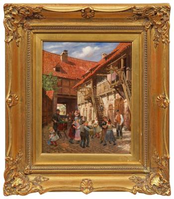 The barrel organ player