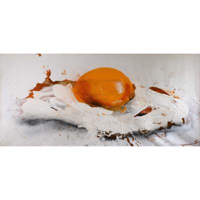 Untitled (Fried Egg) by Dieter Krieg - Auction record, sale price, and art valuation. Compare with similar artists and explore comparable artworks.
