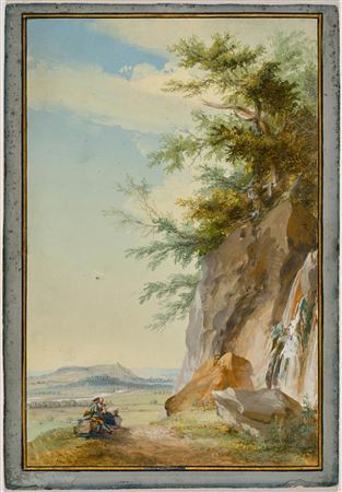 The rendezvous at a waterfall