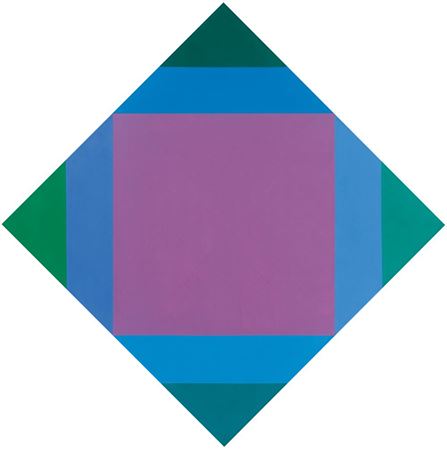 Transcoloration von violett zu grün. 1972/73.