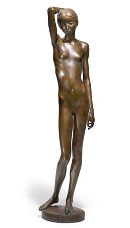Jeune femme au bras levé. 1972.