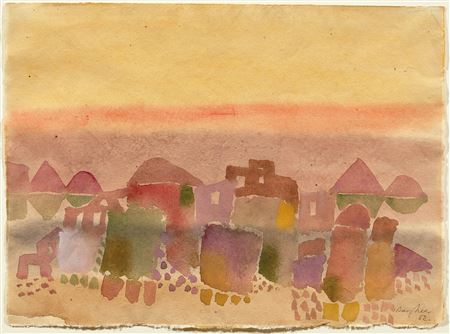 Abend am Nil. 1962. (evening on the Nile)