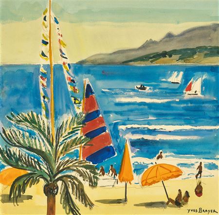 La voile rayée, Cannes