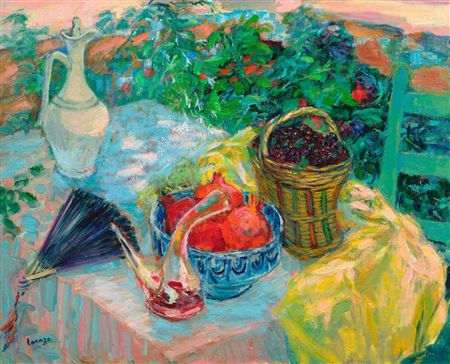 Nature morte andalouse aux grenades