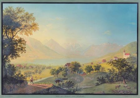 Vue de Sarnen vers Sachseln