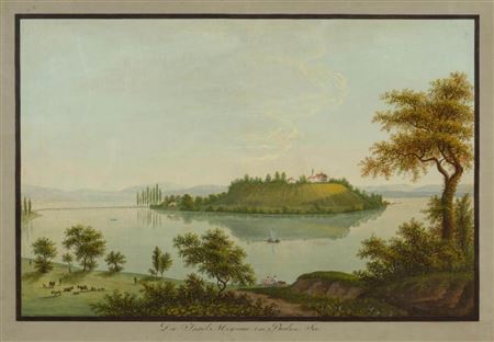 Die Insel Meinau im Bodensee. (Meinau island on Lake Constance)