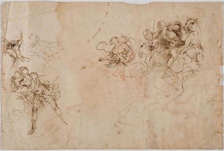 Studies of combat on horseback
