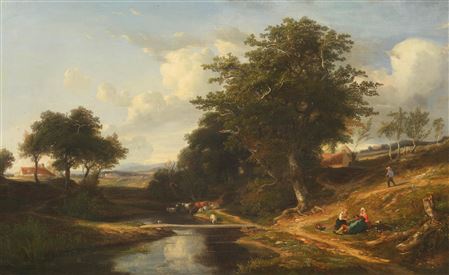 Le déjeuner. 1837.