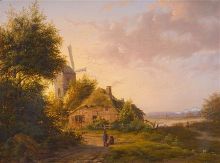 At the windmill. 1850.