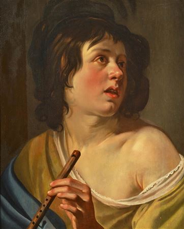 Boy with flute