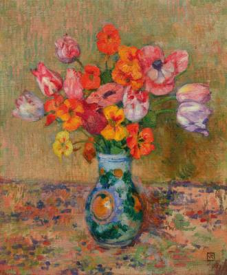 Tulipes et capucines
