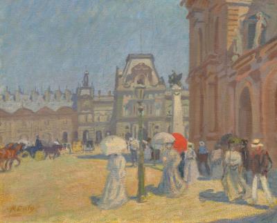 La cour du Louvre