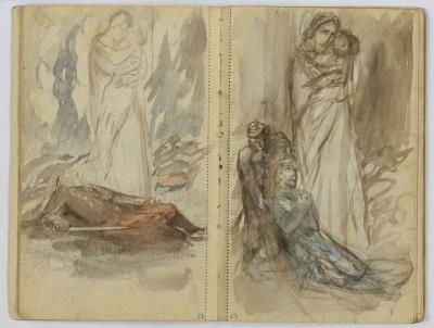Two sketchbooks: Ct. 49 and Ct. 52