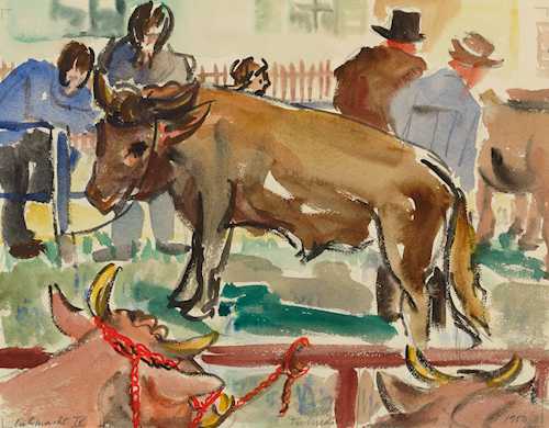 Cattle Market IV, 1950