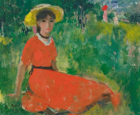 Eugénie, like a poppy in the grass