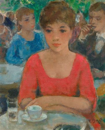 First date at the Closerie-des-Lilas terrace, Montparnasse