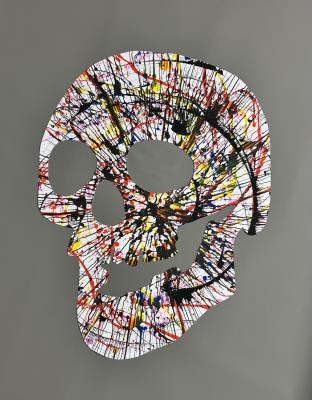 Skull (Spin Painting)
