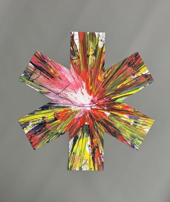 Cross (Spin Painting)