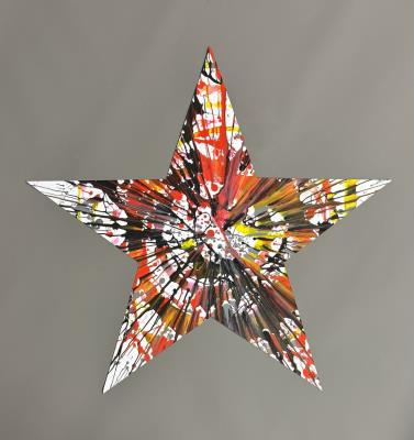 Star (Spin Painting)