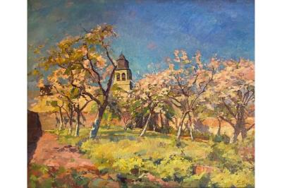 Pommiers en fleurs