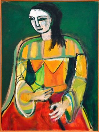 WOMAN IN GREEN by Judi Singleton - Auction record, sale price, and art valuation. Compare with similar artists and explore comparable artworks.