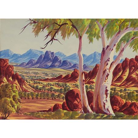 Ghost Gums, West Side of Simpsons Gap
