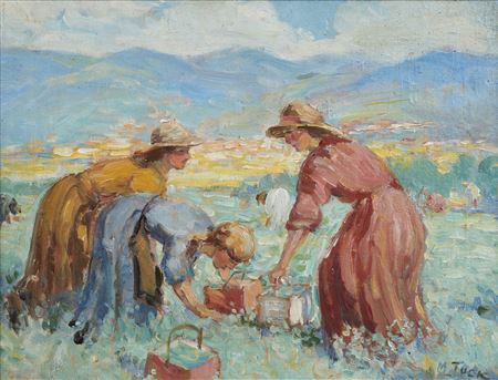 Working in the Fields in the Adelaide Hills