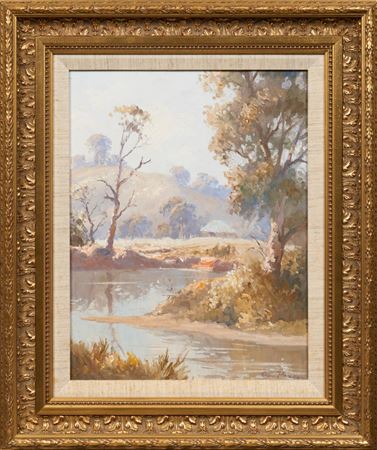 Reflection – Picton, New South Wales by Leon William Hanson - Auction record, sale price, and art valuation. Compare with similar artists and explore comparable artworks.