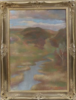 Country view of a stream
