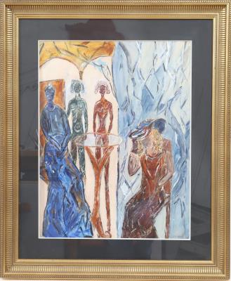 Composition with female figures