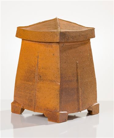 Lidded Brown Persian Style Box