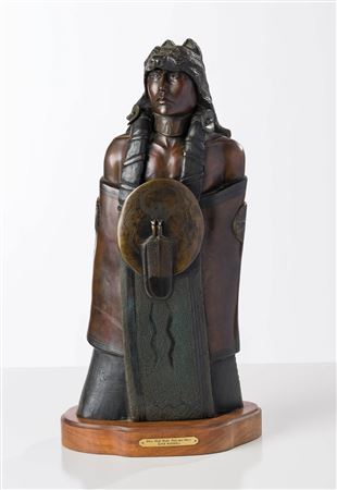 White Wolf Walks with a Sad Heart by Alvin Marshall - Auction record, sale price, and art valuation. Compare with similar artists and explore comparable artworks.