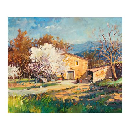 Sample artwork by Pere Danes Berga (Born 1945), known for painting - View similar artists and auction records