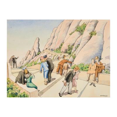 Sample artwork by Valentí Castanys Borràs (1898 - 1965), known for painting - View similar artists and auction records