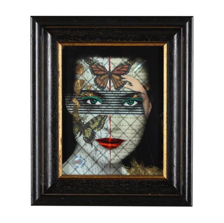 Untitled (Portrait of a Woman with Butterflies)
