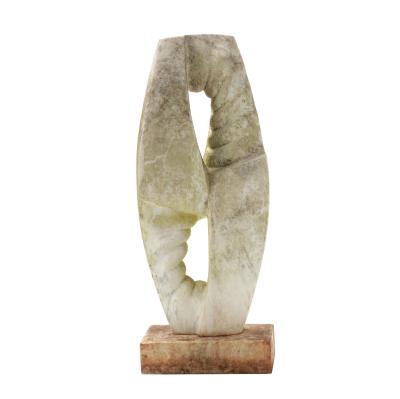 Sample artwork by Dean Richard Leary (Born 1945), known for abstract form stone, wood and fiberglass sculpture, teaching - View similar artists and auction records