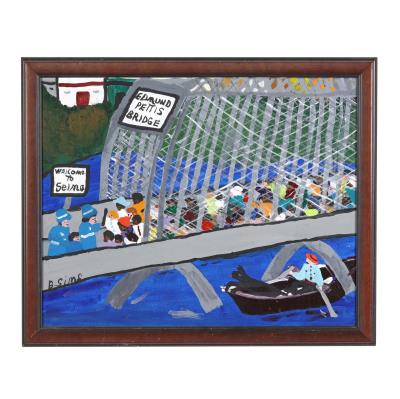 Bloody Sunday March by Bernice Johnson Sims - Auction record, sale price, and art valuation. Compare with similar artists and explore comparable artworks.